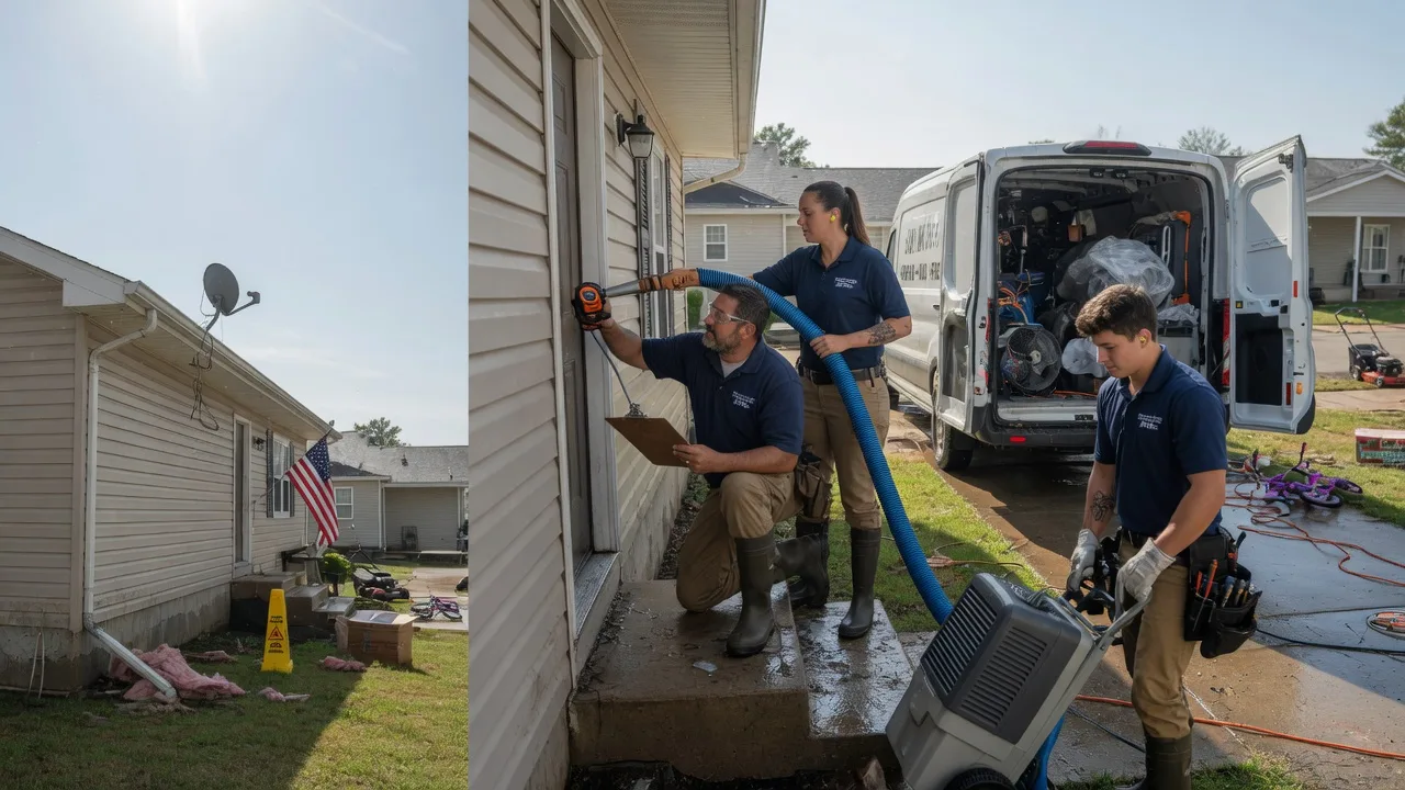 Ceiling Water Damage Restoration in South Whitley, IN near me